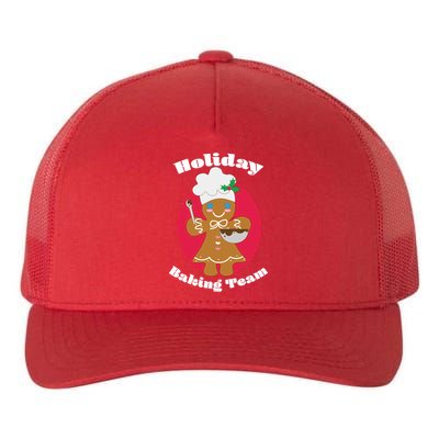 Holiday Baking Team Gingerbread Yupoong Adult 5-Panel Trucker Hat