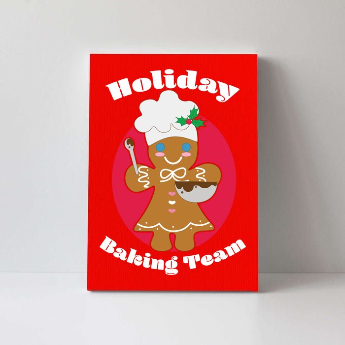 Holiday Baking Team Gingerbread Canvas