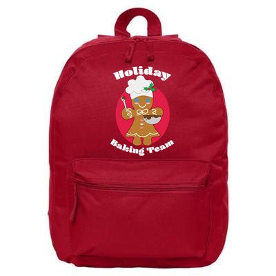 Holiday Baking Team Gingerbread 16 in Basic Backpack