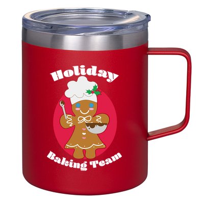 Holiday Baking Team Gingerbread 12oz Stainless Steel Coffee Mug