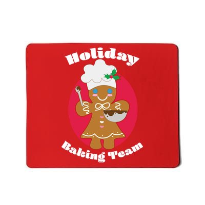 Holiday Baking Team Gingerbread Mousepad