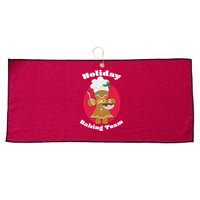 Holiday Baking Team Gingerbread Large Microfiber Waffle Golf Towel