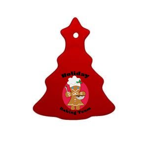 Holiday Baking Team Gingerbread Ceramic Tree Ornament