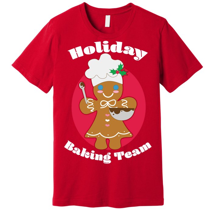 Holiday Baking Team Gingerbread Premium T-Shirt