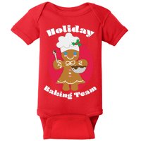 Holiday Baking Team Gingerbread Baby Bodysuit