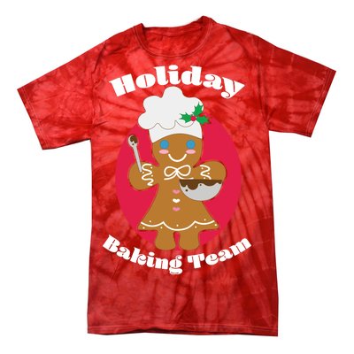 Holiday Baking Team Gingerbread Tie-Dye T-Shirt