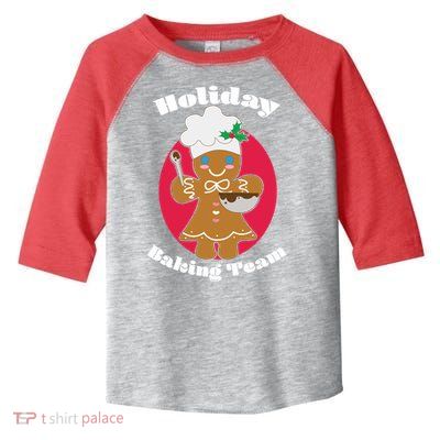 Holiday Baking Team Gingerbread Toddler Fine Jersey T-Shirt