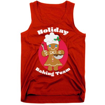 Holiday Baking Team Gingerbread Tank Top