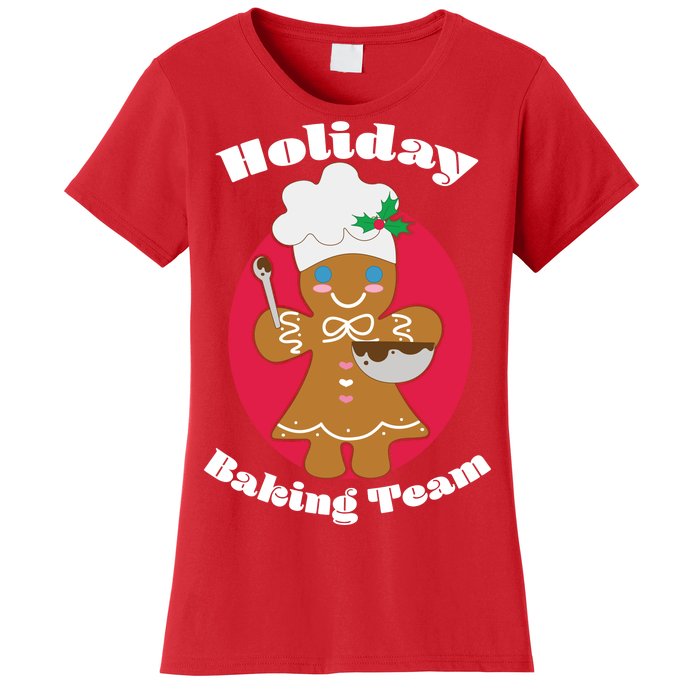 Holiday Baking Team Gingerbread Women's T-Shirt