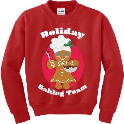 Holiday Baking Team Gingerbread Kids Sweatshirt