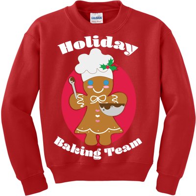 Holiday Baking Team Gingerbread Kids Sweatshirt