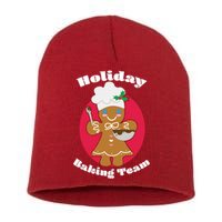 Holiday Baking Team Gingerbread Short Acrylic Beanie