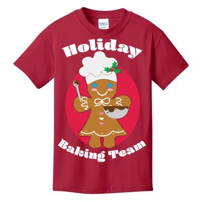 Holiday Baking Team Gingerbread Kids T-Shirt