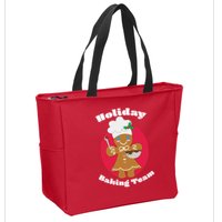 Holiday Baking Team Gingerbread Zip Tote Bag