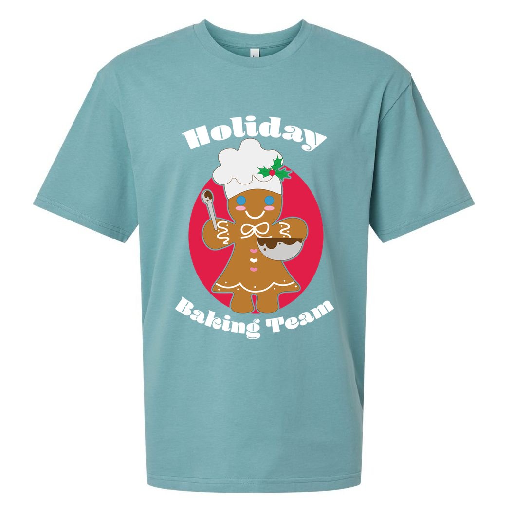 Holiday Baking Team Gingerbread Sueded Cloud Jersey T-Shirt