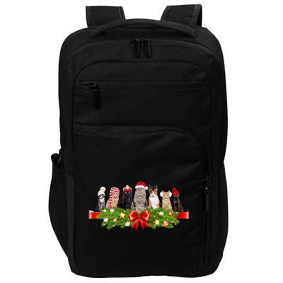 Holiday Christmas Cats Impact Tech Backpack