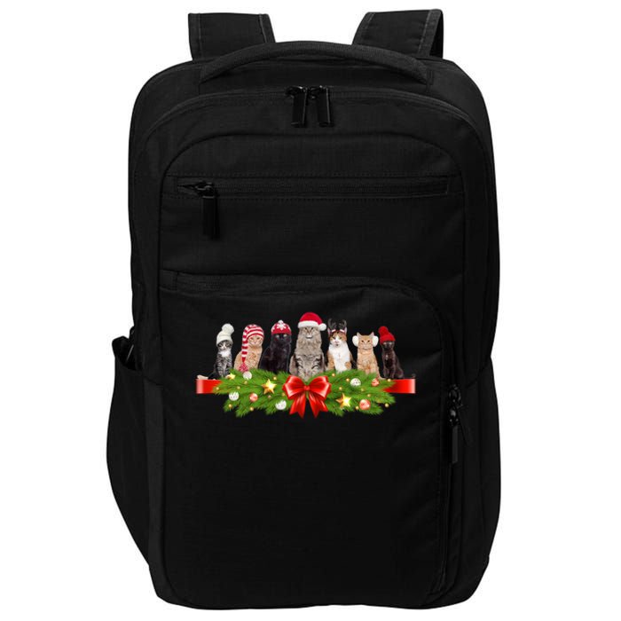 Holiday Christmas Cats Impact Tech Backpack