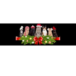 Holiday Christmas Cats Bumper Sticker