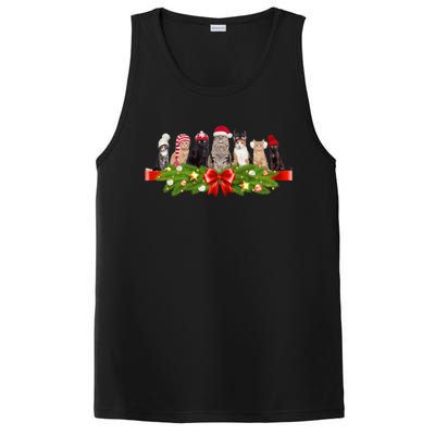 Holiday Christmas Cats PosiCharge Competitor Tank