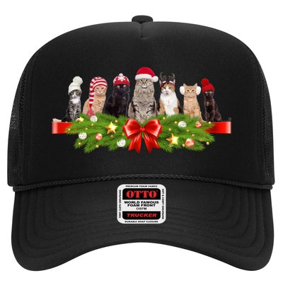 Holiday Christmas Cats Trucker Hat