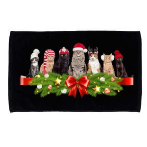 Holiday Christmas Cats Microfiber Hand Towel