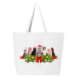 Holiday Christmas Cats 25L Jumbo Tote