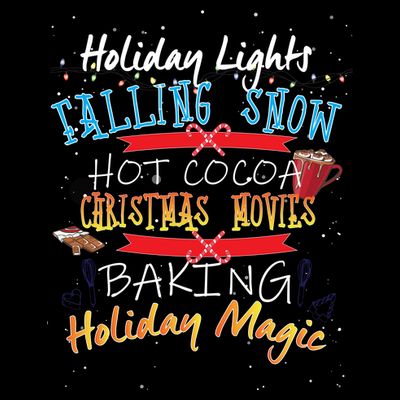 Holiday Magic Christmas Movies T-Shirt