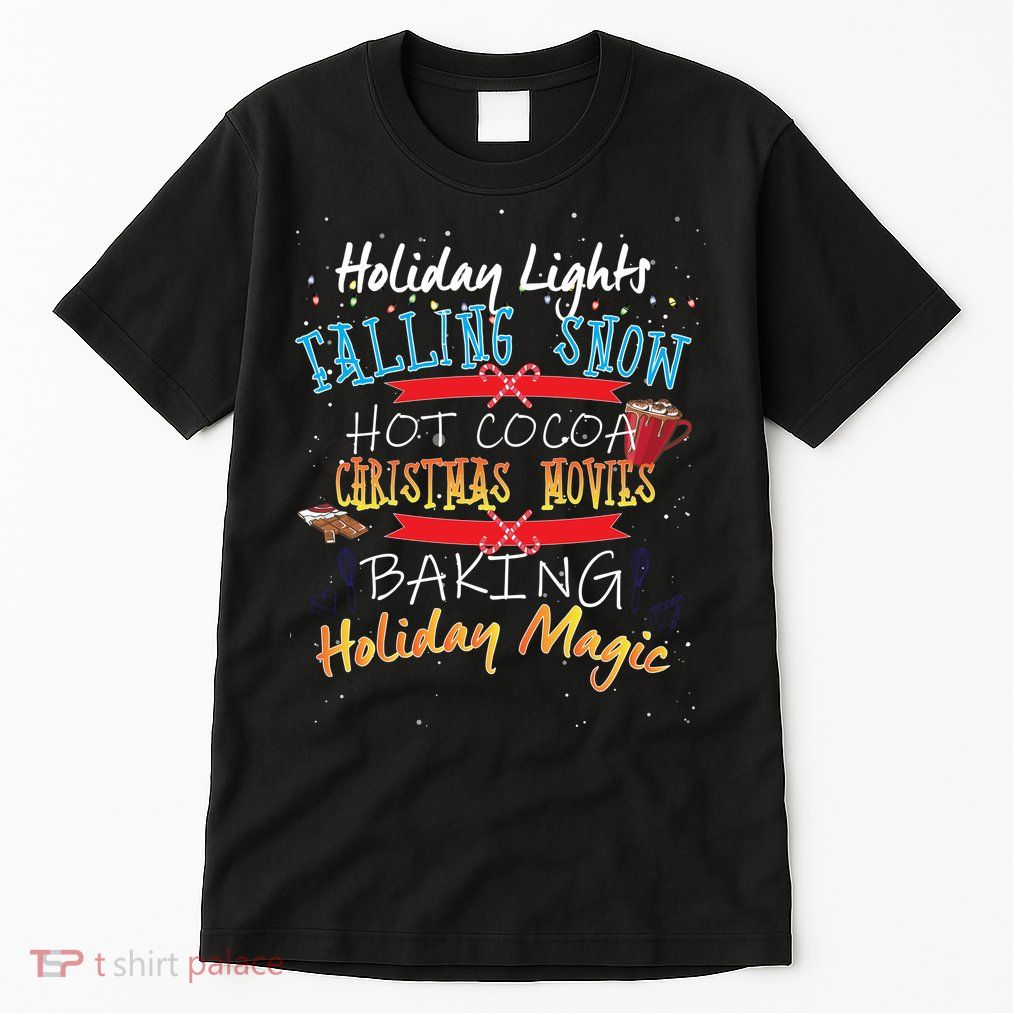 Holiday Magic Christmas Movies Tall T-Shirt