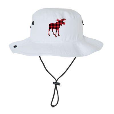 Holiday Plaid Moose Legacy Cool Fit Booney Bucket Hat