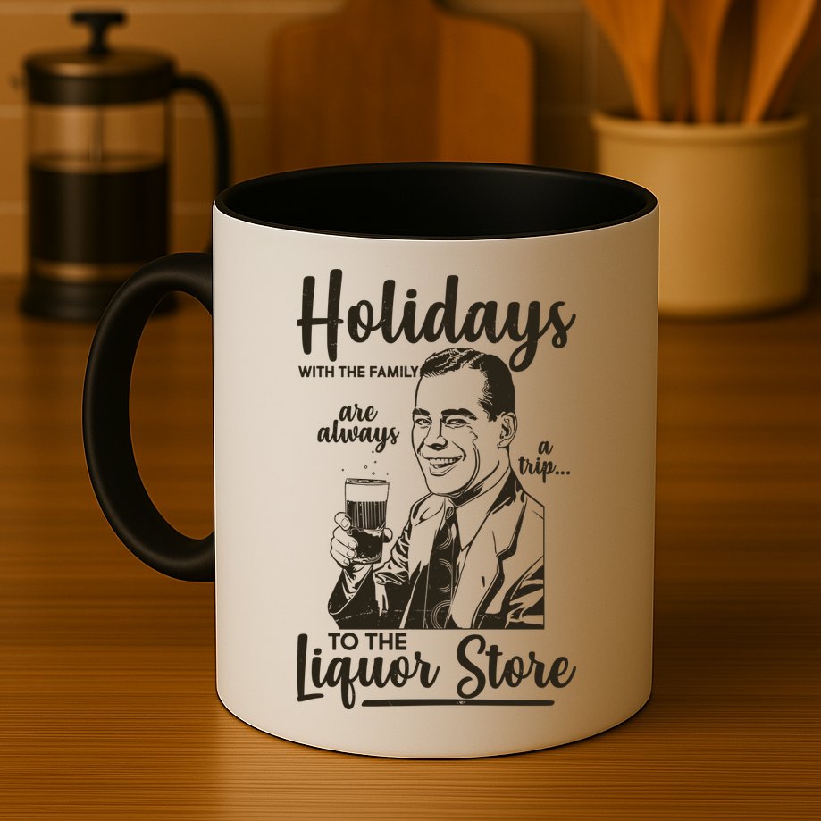 Holidays With the Family Are Always A Trip To The Liquor Store Mug