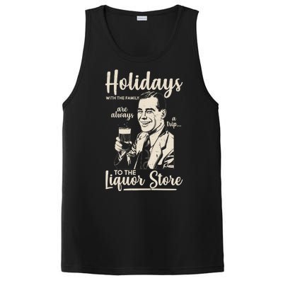 Holidays With the Family Are Always A Trip To The Liquor Store PosiCharge Competitor Tank