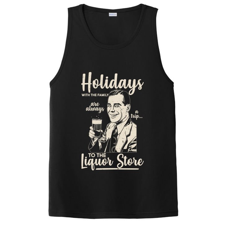 Holidays With the Family Are Always A Trip To The Liquor Store PosiCharge Competitor Tank