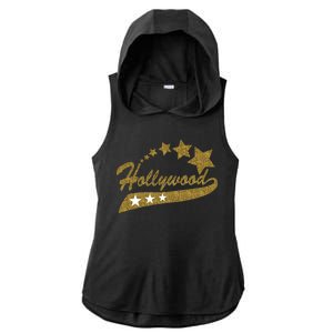 Hollywood Walk Of Fame California Ladies PosiCharge Tri-Blend Wicking Draft Hoodie Tank