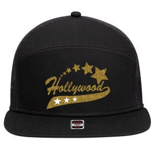 Hollywood Walk Of Fame California 7 Panel Mesh Trucker Snapback Hat