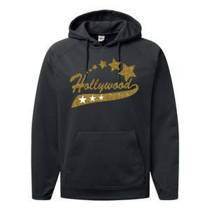 Hollywood Walk Of Fame California Performance Fleece Hoodie