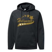 Hollywood Walk Of Fame California Performance Fleece Hoodie