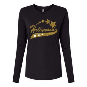 Hollywood Walk Of Fame California Womens Cotton Relaxed Long Sleeve T-Shirt