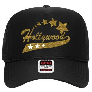 Hollywood Walk Of Fame California High Crown Mesh Back Trucker Hat