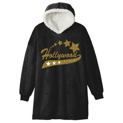 Hollywood Walk Of Fame California Hooded Wearable Blanket