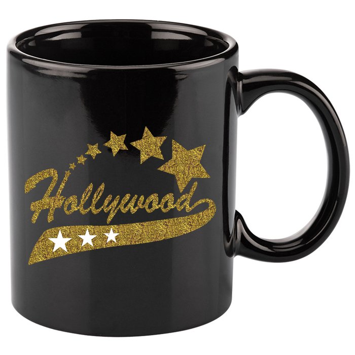 Hollywood Walk Of Fame California 11oz C Handle Ceramic Mug