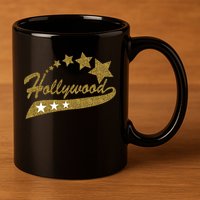 Hollywood Walk Of Fame California 11oz C Handle Ceramic Mug