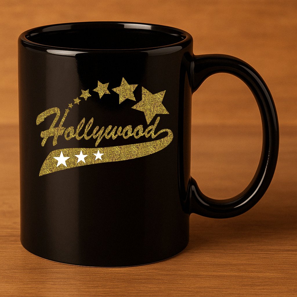 Hollywood Walk Of Fame California 11oz C Handle Ceramic Mug