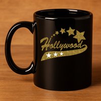 Hollywood Walk Of Fame California 11oz C Handle Ceramic Mug
