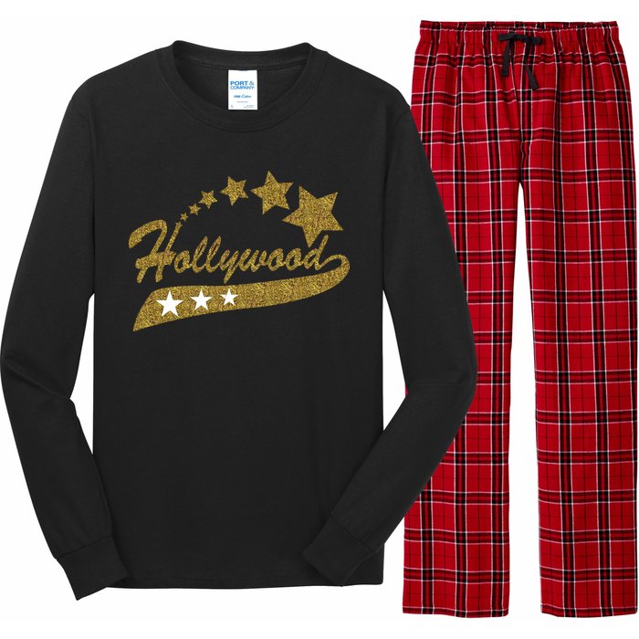 Hollywood Walk Of Fame California Long Sleeve Pajama Set