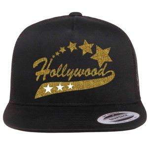 Hollywood Walk Of Fame California Flat Bill Trucker Hat