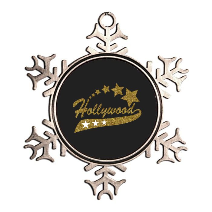 Hollywood Walk Of Fame California Metallic Star Ornament