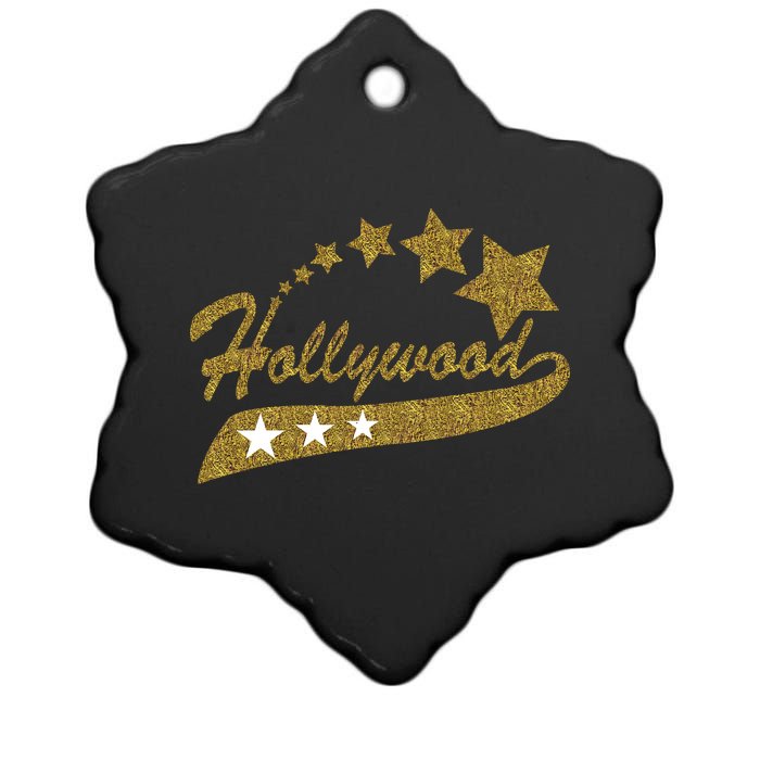 Hollywood Walk Of Fame California Ceramic Star Ornament