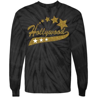 Hollywood Walk Of Fame California Tie-Dye Long Sleeve Shirt