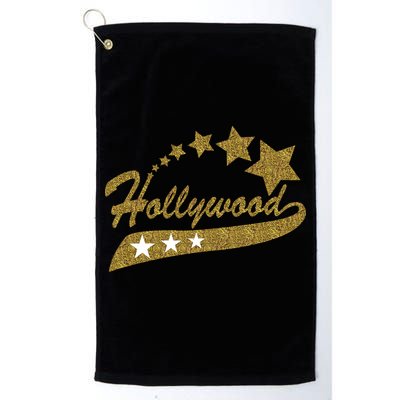 Hollywood Walk Of Fame California Golf Towel