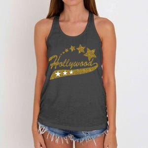 Hollywood Walk Of Fame California Women's Knotted Racerback Tank